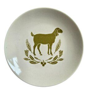 Set of 2 Chad Barrett Small Dishes with Sheep and Cow